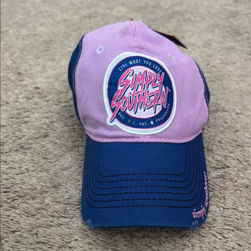 NWT!! Simply Southern Pink and Blue Cap